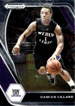 #83 Damian Lillard - Weber State Wildcats - 2021 Panini Prizm Collegiate Draft Picks Basketball