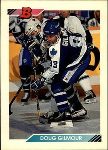 #83 Doug Gilmour - Toronto Maple Leafs - 1992-93 Bowman Hockey