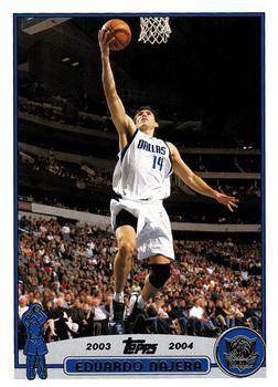 #83 Eduardo Najera - Dallas Mavericks - 2003-04 Topps Basketball