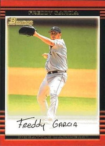 #83 Freddy Garcia - Seattle Mariners - 2002 Bowman Baseball
