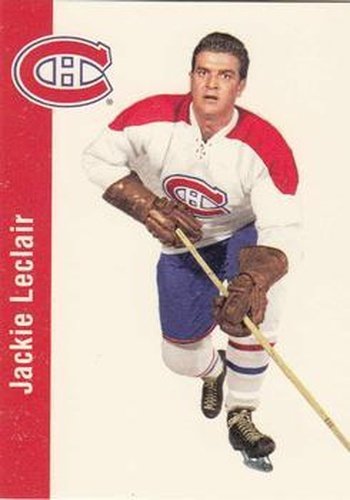 #83 Jackie Leclair - Montreal Canadiens - 1994 Parkhurst Missing Link 1956-57 Hockey