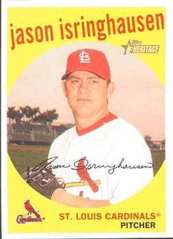 #83 Jason Isringhausen - St. Louis Cardinals - 2008 Topps Heritage Baseball
