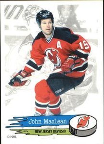#83 John MacLean - New Jersey Devils - 1995-96 Panini Hockey Stickers