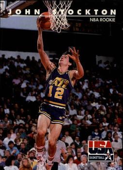#83 John Stockton - USA - 1992 SkyBox USA Basketball