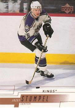 #83 Jozef Stumpel - Los Angeles Kings - 2000-01 Upper Deck Hockey