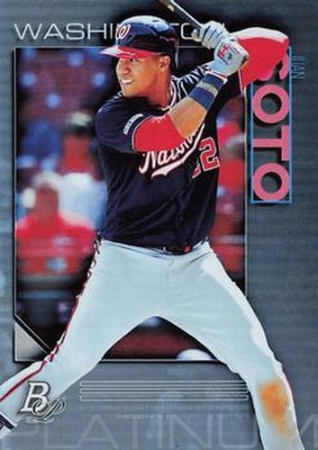 #83 Juan Soto - Washington Nationals - 2020 Bowman Platinum Baseball