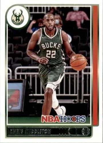 #83 Khris Middleton - Milwaukee Bucks - 2021-22 Hoops Basketball