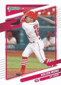 #83 Kolten Wong - St. Louis Cardinals - 2021 Donruss Baseball
