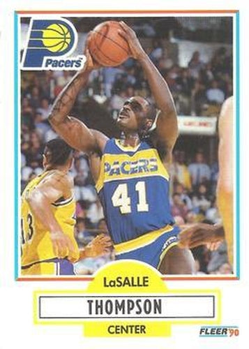 #83 LaSalle Thompson - Indiana Pacers - 1990-91 Fleer Basketball