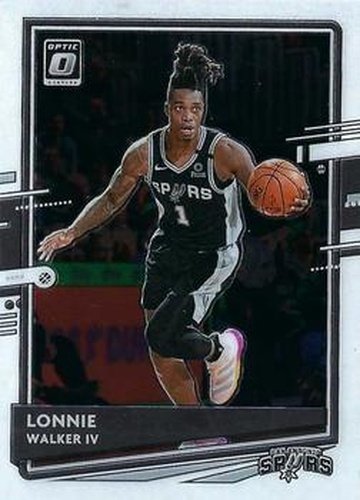 #83 Lonnie Walker IV - San Antonio Spurs - 2020-21 Donruss Optic Basketball