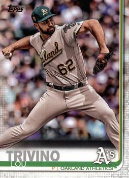 #83 Lou Trivino - Oakland Athletics - 2019 Topps Baseball