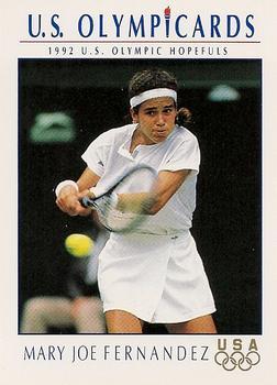 #83 Mary Joe Fernandez - USA - 1992 Impel U.S. Olympic Hopefuls