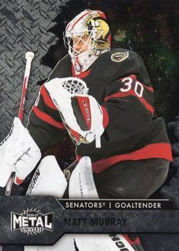 #83 Matt Murray - Ottawa Senators - 2020-21 Skybox Metal Universe Hockey
