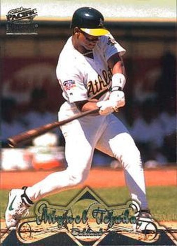 #83 Miguel Tejada - Oakland Athletics - 1998 Pacific Paramount Baseball