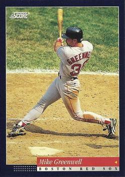 #83 Mike Greenwell - Boston Red Sox -1994 Score Baseball