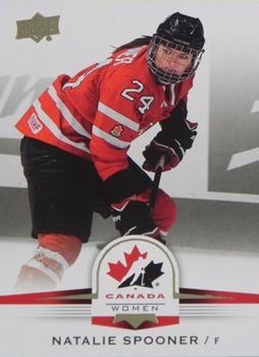 #83 Natalie Spooner - Canada - 2014-15 Upper Deck Team Canada Juniors Hockey