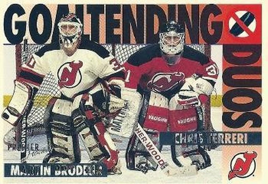#83 Martin Brodeur / Chris Terreri - New Jersey Devils - 1994-95 Topps Premier Hockey