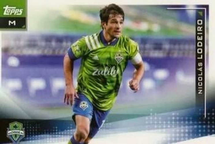 #83 Nicol‡s Lodeiro - Seattle Sounders FC - 2021 Topps MLS Soccer