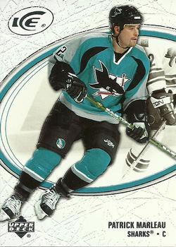 #83 Patrick Marleau - San Jose Sharks - 2005-06 Upper Deck Ice Hockey