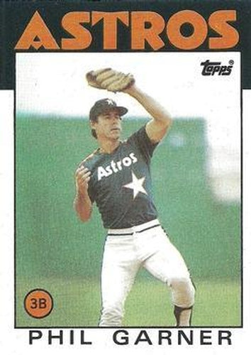#83 Phil Garner - Houston Astros - 1986 Topps Baseball