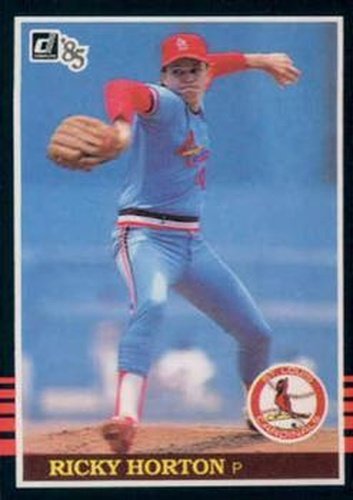 #83 Ricky Horton - St. Louis Cardinals - 1985 Donruss Baseball