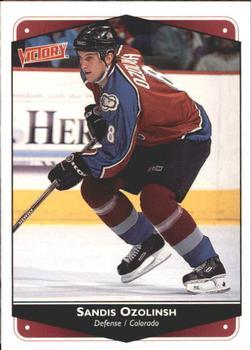 #83 Sandis Ozolinsh - Colorado Avalanche - 1999-00 Upper Deck Victory Hockey