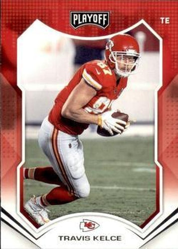 #83 Travis Kelce - Kansas City Chiefs - 2021 Panini Playoff Football