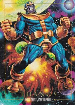 #83 Thanos - 1992 SkyBox Marvel Masterpieces