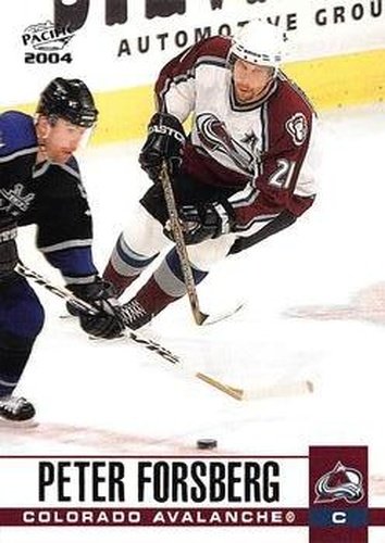 #83 Peter Forsberg - Colorado Avalanche - 2003-04 Pacific Hockey