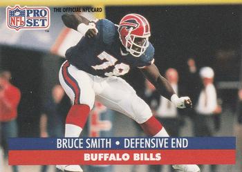 #83 Bruce Smith - Buffalo Bills - 1991 Pro Set Football