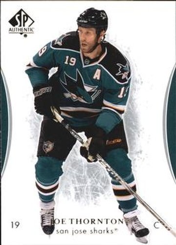 #83 Joe Thornton - San Jose Sharks - 2007-08 SP Authentic Hockey