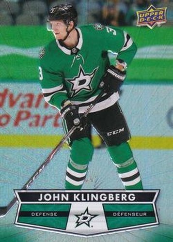 #83 John Klingberg - Dallas Stars - 2021-22 Upper Deck Tim Hortons Hockey
