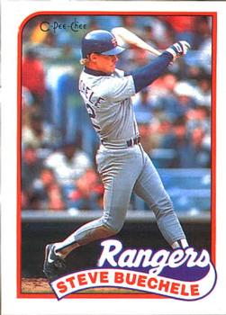 #83 Steve Buechele - Texas Rangers - 1989 O-Pee-Chee Baseball
