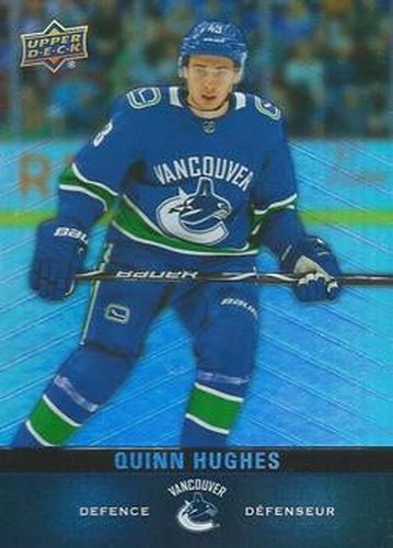#83 Quinn Hughes - Vancouver Canucks - 2019-20 Upper Deck Tim Hortons Hockey