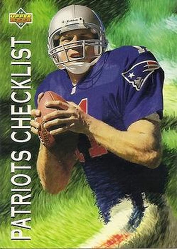 #83 Patriots Checklist - New England Patriots - 1993 Upper Deck Football