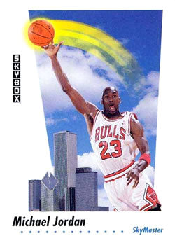 #583 Michael Jordan - Chicago Bulls - 1991-92 SkyBox Basketball