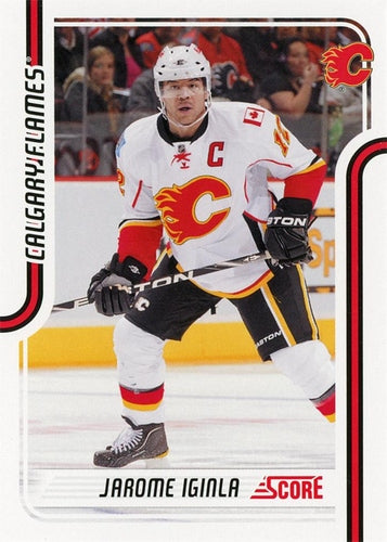 #83 Jarome Iginla - Calgary Flames - 2011-12 Score Hockey