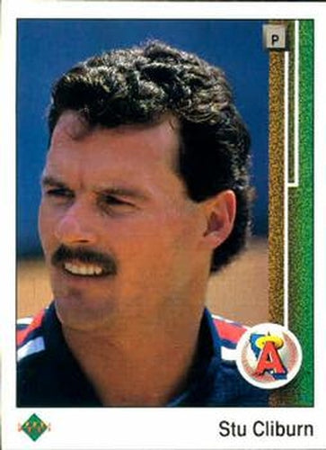 #483 Stu Cliburn - California Angels - 1989 Upper Deck Baseball
