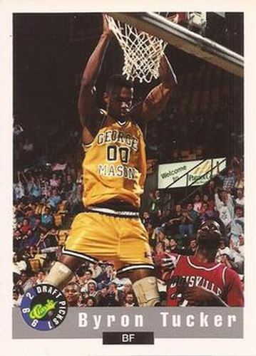 #83 Byron Tucker - George Mason Patriots - 1992 Classic Draft Basketball