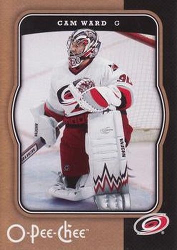 #83 Cam Ward - Carolina Hurricanes - 2007-08 O-Pee-Chee Hockey