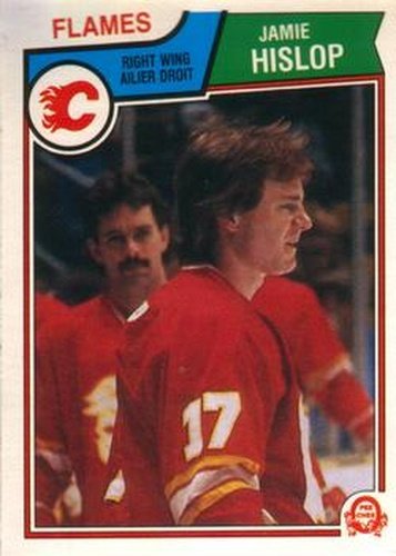 #83 Jamie Hislop - Calgary Flames - 1983-84 O-Pee-Chee Hockey