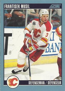 #83 Frank Musil - Calgary Flames - 1992-93 Score Canadian Hockey
