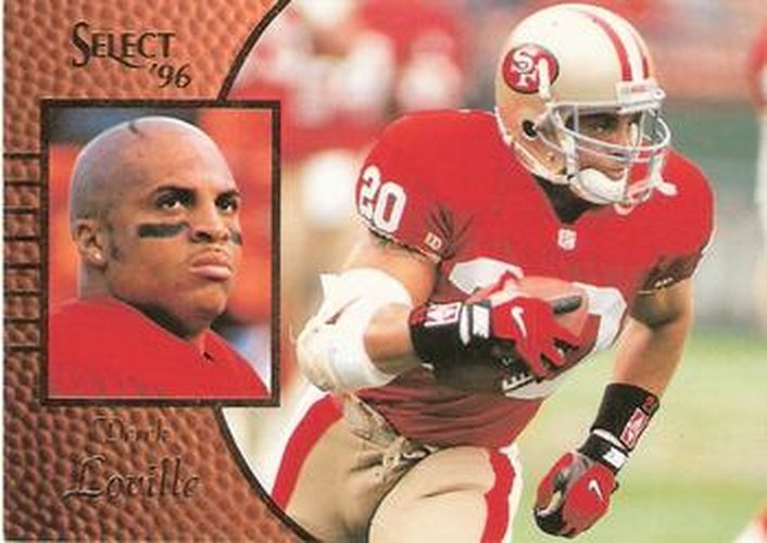 #83 Derek Loville - San Francisco 49ers - 1996 Select Football