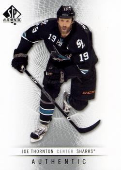 #83 Joe Thornton - San Jose Sharks - 2012-13 SP Authentic Hockey