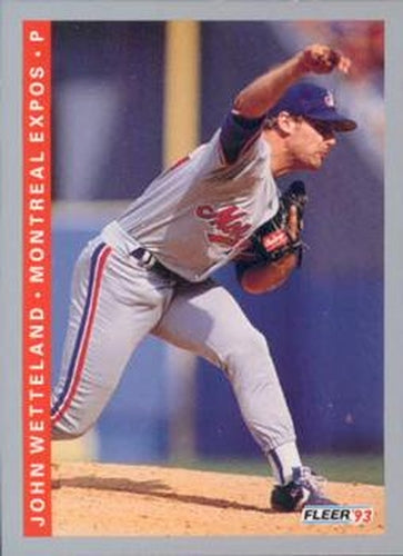 #83 John Wetteland - Montreal Expos - 1993 Fleer Baseball