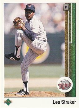 #83 Les Straker - Minnesota Twins - 1989 Upper Deck Baseball