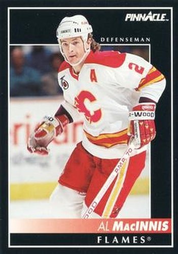 #83 Al MacInnis - Calgary Flames - 1992-93 Pinnacle Canadian Hockey