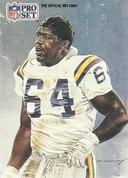 #383 Randall McDaniel - Minnesota Vikings - 1991 Pro Set Football