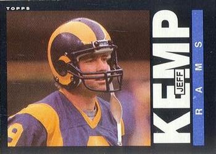 #83 Jeff Kemp - Los Angeles Rams - 1985 Topps Football