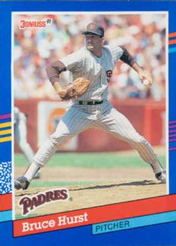 #83 Bruce Hurst - San Diego Padres - 1991 Donruss Baseball